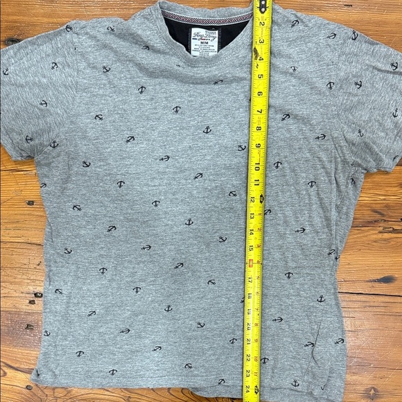 Ping Pong Gray T-Shirt with Anchors Size Medium - Picture 5 of 6